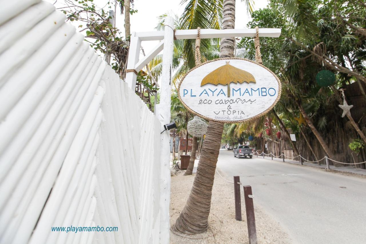 Playa Mambo Eco Cabanas Hotel Tulum Kültér fotó